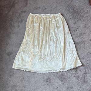 Comfort Choice Ivory Half Slip SIZE 1X